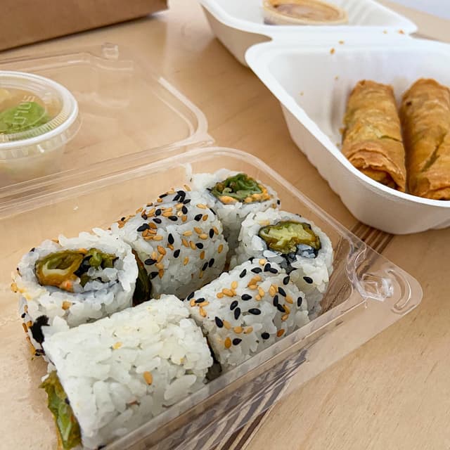 Photo of the dish “Tempura Shishoto Hosomaki”