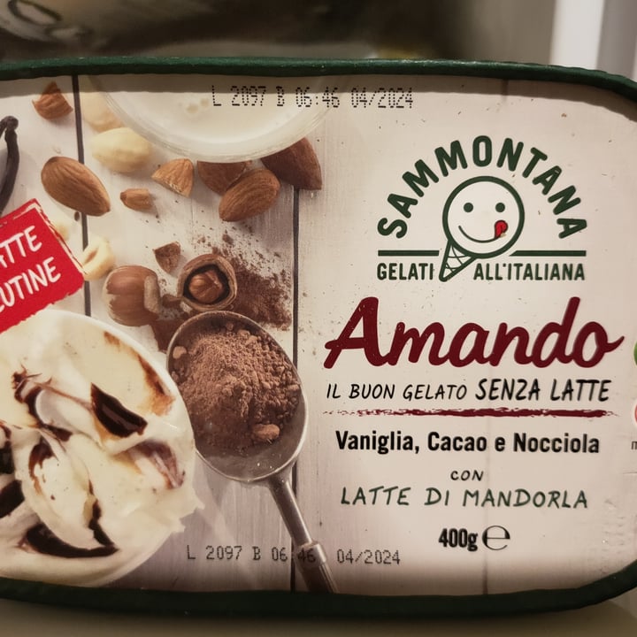 photo of Sammontana Amando Sammontana gelato Vaniglia Cacao Nocciola shared by @valeriacinollo on  15 Jun 2022 - review