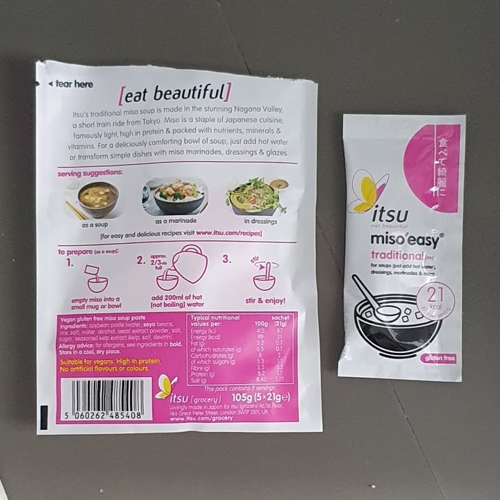 review photo of itsu Miso Easy Traditional shared by @pigsaremyfriends on 11 Jun 2022 - review