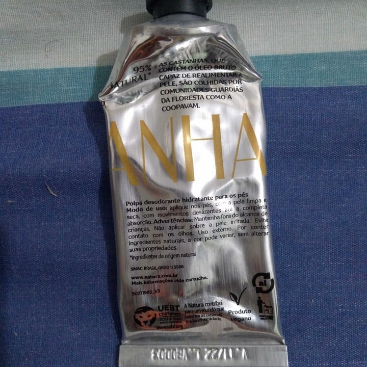 review photo of Natura Polpa Hidratante para Mãos Ekos Castanha shared by @ednassmera on 22 May 2022 - review