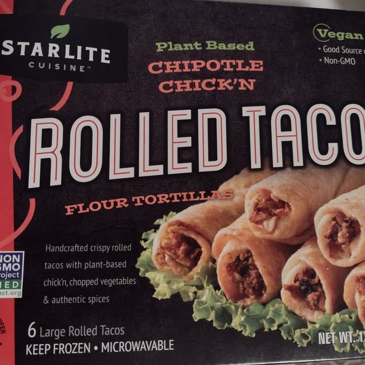 photo of Starlite Cuisine Vegan “Chipotle Style” Rolled Tacos shared by @daniefanie on  20 Sep 2021 - review