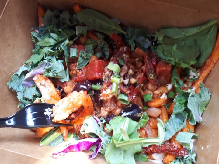 review photo of The Raven Bistro Mediterranean fries shared by @riotcat on 08 Aug 2018 - review