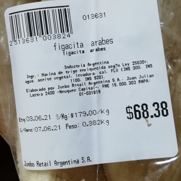 review photo of Jumbo Figacita arabe shared by @kkuroisora on 23 Jun 2021 - review