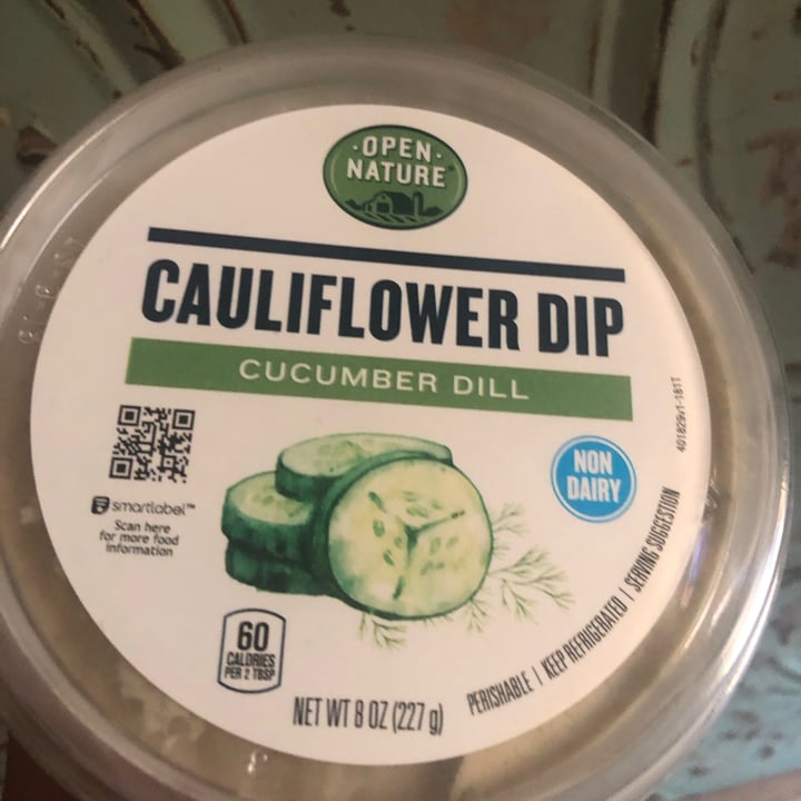 photo of Open Nature Cucumber Dill Cauliflower Dip shared by @izzyannie44 on  14 Sep 2021 - review