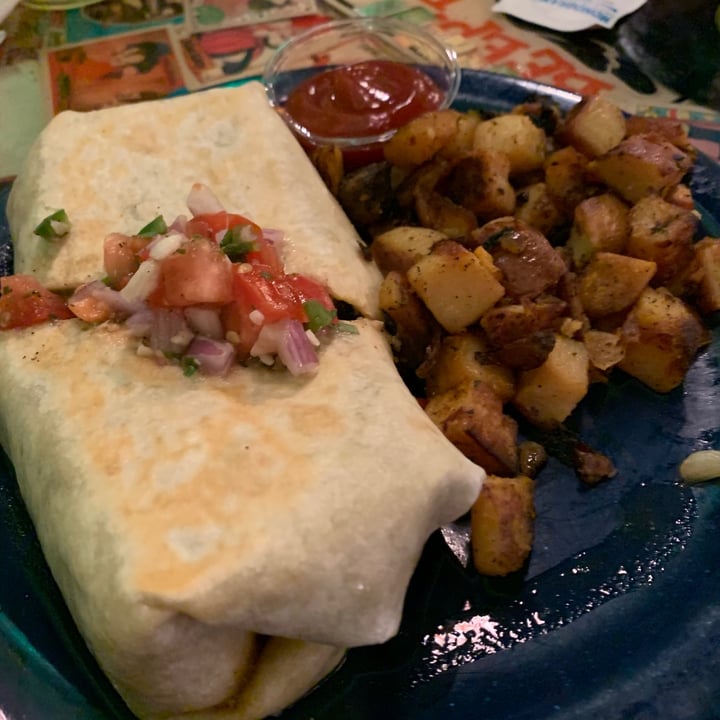 review photo of The Friendly Toast Vegan Breakfast Burrito shared by @cme on 16 Oct 2020 - review