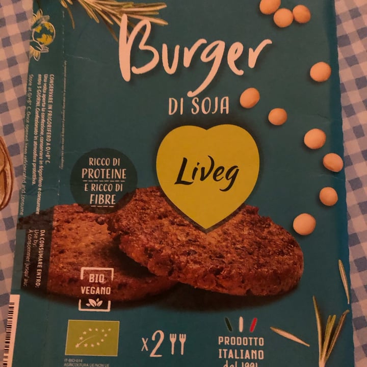 photo of Liveg Burger di soia shared by @alessandraf on  29 Oct 2022 - review
