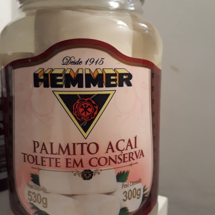 review photo of Hemmer Palmito Açaí Tolete em conserva shared by @taniammaa on 10 Jun 2022 - review