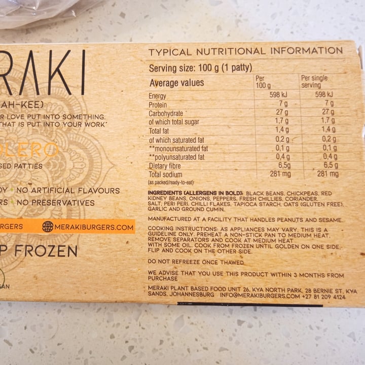 review photo of Meraki Pistolero - Mexican Style Bean Patties shared by @sillydillysu on 01 Aug 2021 - review