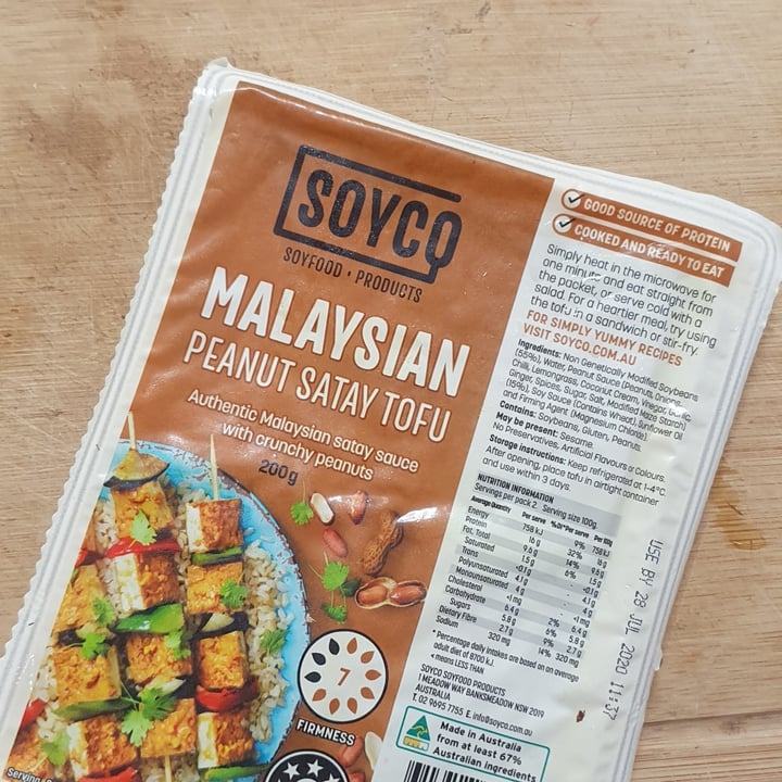 photo of Soyco Malaysian Peanut Satay Tofu shared by @simhazel on  16 Jun 2020 - review