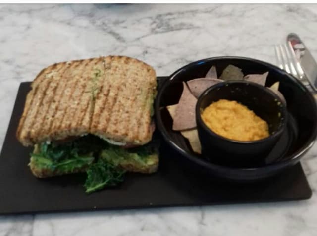 Foto do prato “Pesto smash”