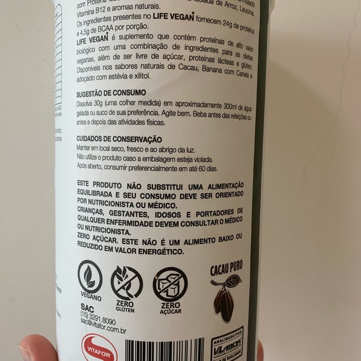 photo of Vitafor Life vegan shared by @carlaperuzzo on  22 May 2022 - review