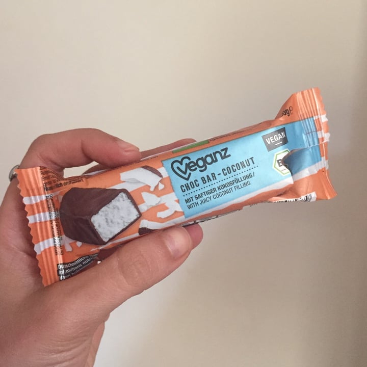 photo of Veganz Choc Bar Coconut shared by @celemarte on  14 May 2021 - review