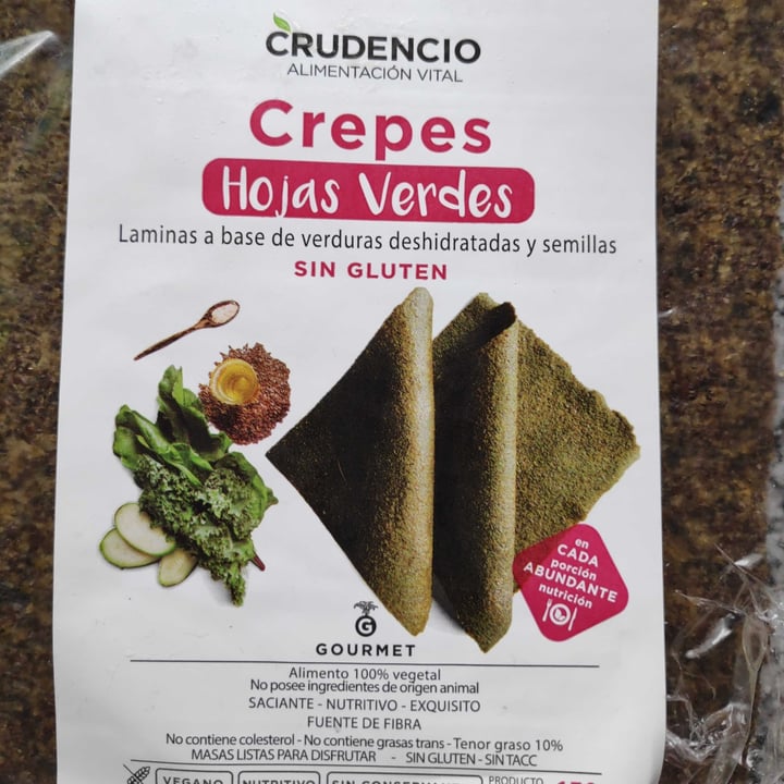 photo of Crudencio Crepes de Hojas Verdes shared by @claudinadiaz on  11 Nov 2020 - review