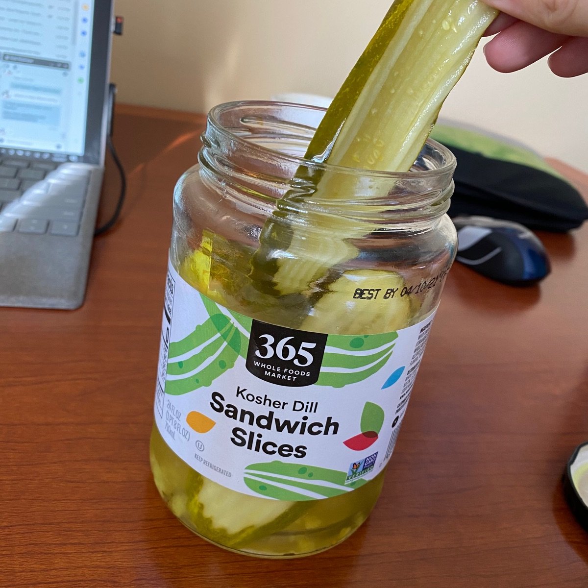 Kosher Dill Sandwich Slices from 365 Whole Foods Market - Vegan Product ...