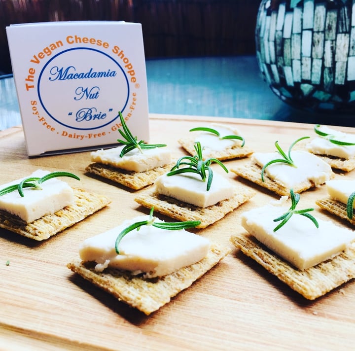 photo of The Vegan Cheese Shoppe Macadamia Nut Brie shared by @erinolivari on  29 Dec 2019 - review