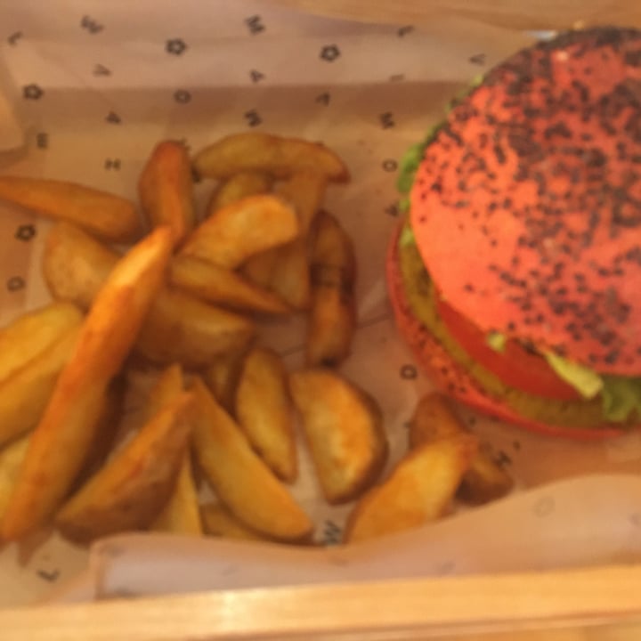 photo of Flower Burger coccinella burger shared by @lixie on  17 Jul 2022 - review