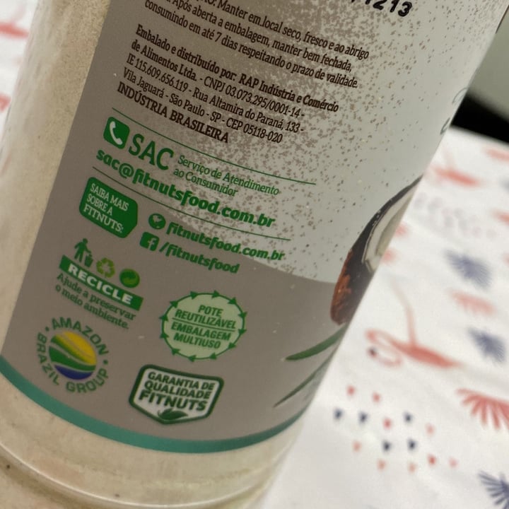 review photo of Fitnuts Farinha de coco shared by @mirelefeliz on 28 Apr 2022 - review