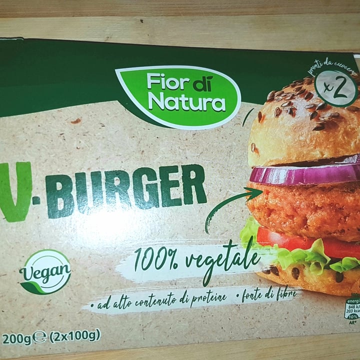 photo of Fior di Natura Burger 100% vegetale shared by @fabry on  06 Feb 2022 - review