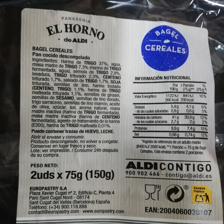 photo of El Horno de Aldi Bagels shared by @nereamp5 on  08 Aug 2021 - review