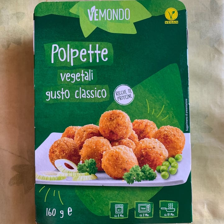 photo of Vemondo polpette vegetali gusto classico shared by @aleglass on  14 Aug 2021 - review