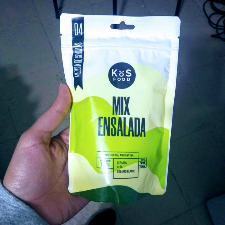 photo of Kös Semillas Mix Ensalada shared by @motopsycho13 on  04 Nov 2021 - review