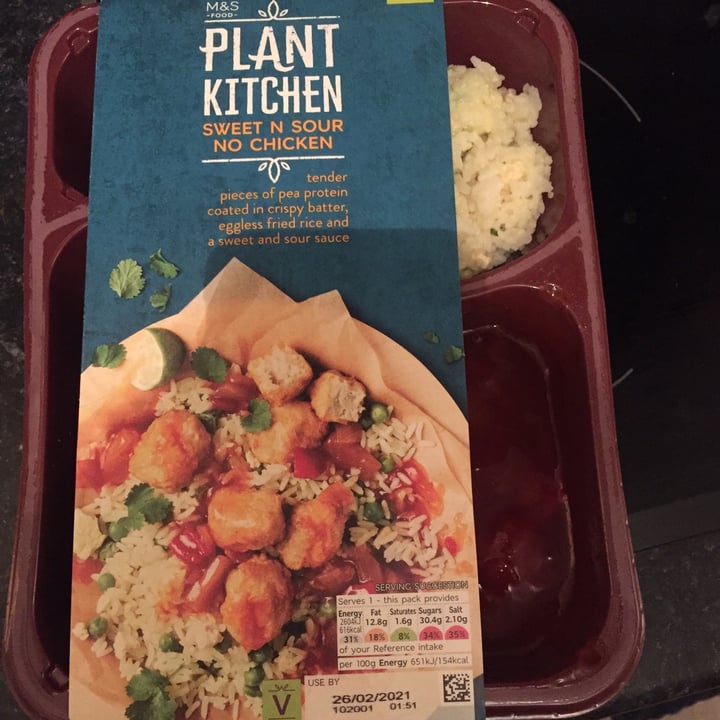 photo of Plant Kitchen (M&S) Sweet n Sour No Chicken shared by @peanut79 on  25 Feb 2021 - review