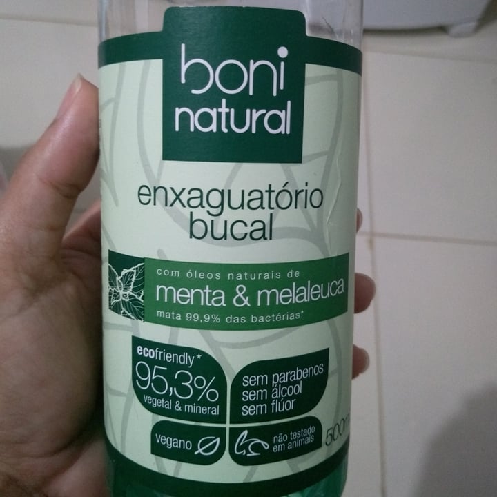 review photo of Boni natural Enxaguatório Bucal shared by @marasnt on 19 Apr 2022 - review