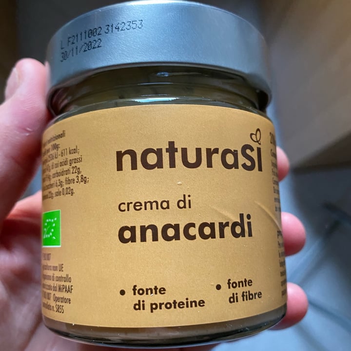 photo of Natura Sì Crema di anacardi shared by @alessiogenovesi on  31 Mar 2022 - review