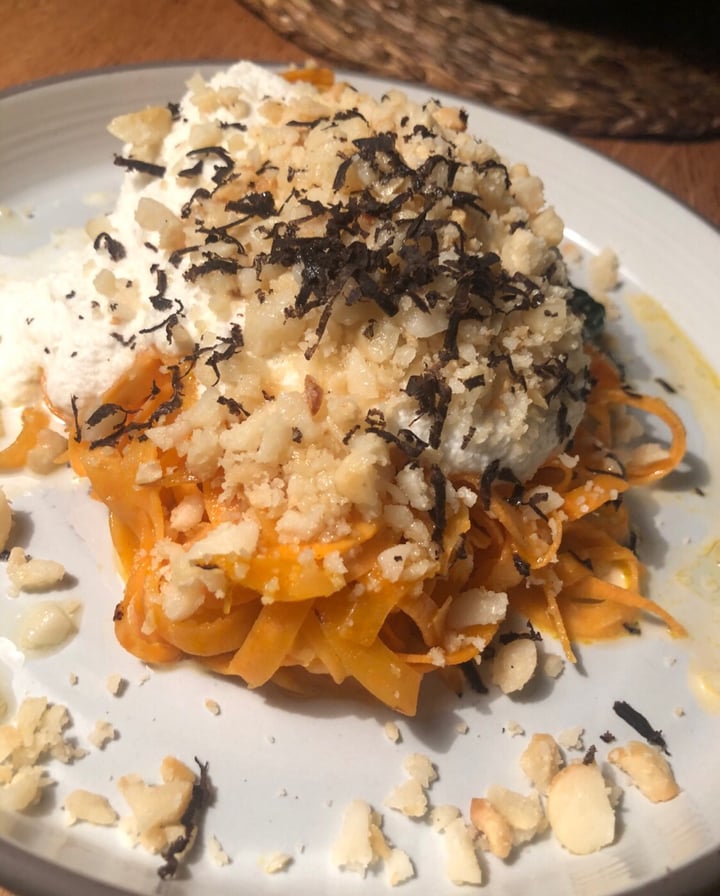 photo of The Green Spot Tagliatelle di boniato con salsa de macadamia shared by @monica on  29 Aug 2019 - review