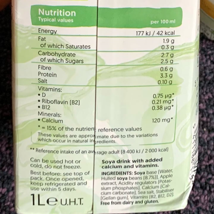 photo of Alpro Barista Soya shared by @vegpledge on  16 Mar 2022 - review