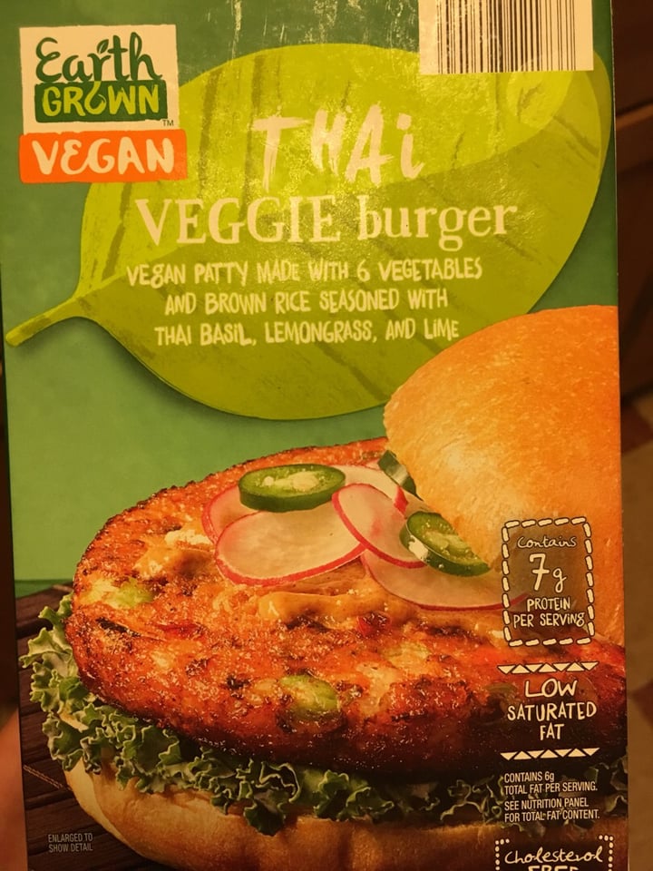 photo of Earth Grown Thai Veggie Burger shared by @katiewink on  15 Sep 2018 - review