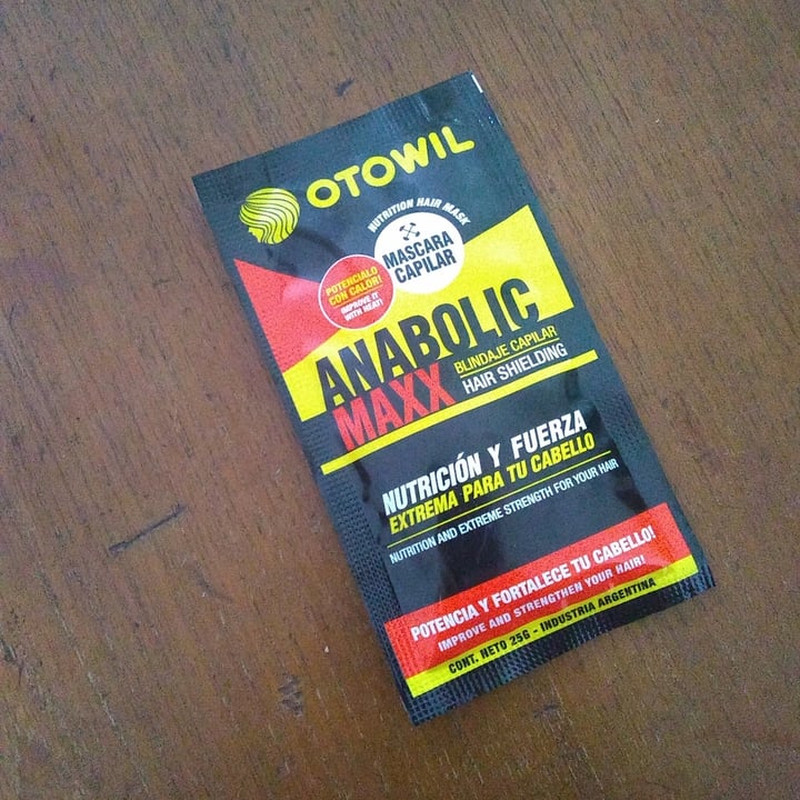 photo of Otowil Mascara Capilar Anabolic Maxx shared by @tefiesber on  01 Jan 2021 - review