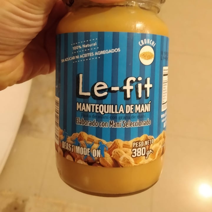 photo of Le-Fit Mantequilla De Mani shared by @barweimberg on  24 Jun 2022 - review