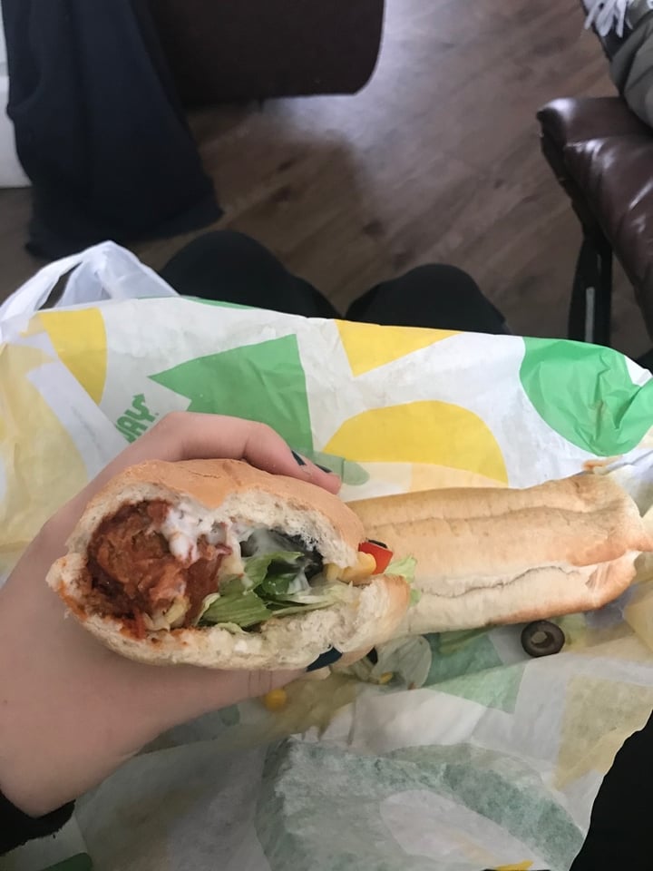 photo of Subway Meatless Meatball Marinara shared by @mollyjane on  14 Feb 2020 - review
