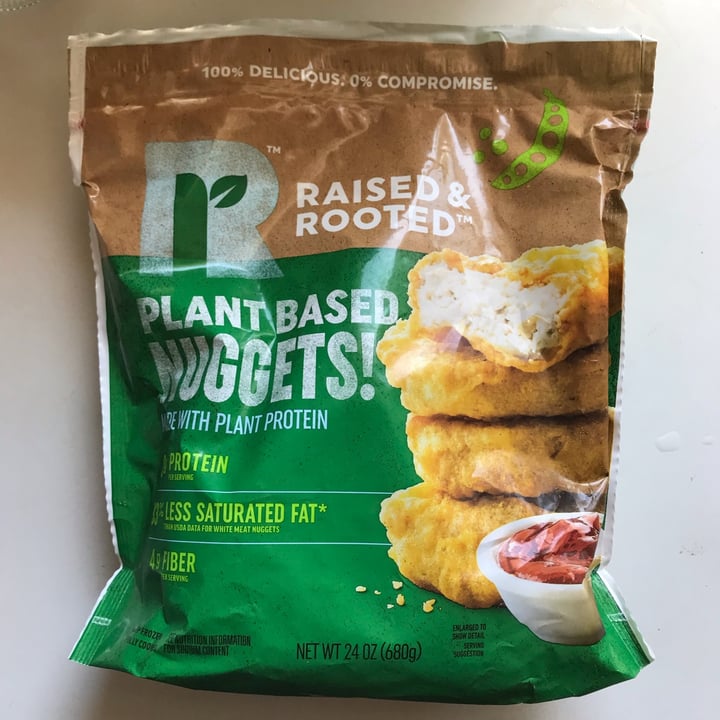 photo of Raised & Rooted Plant Based Nuggets shared by @kyu on  18 Sep 2022 - review