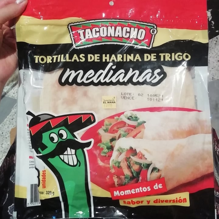 photo of TACONACHO Tortillas de harina de trigo shared by @valeapolinar on  01 Jul 2021 - review