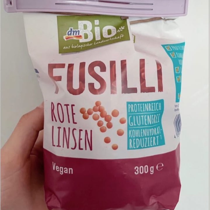 photo of dmBio Fusilli Rote Linsen shared by @marti5310 on  13 Mar 2022 - review