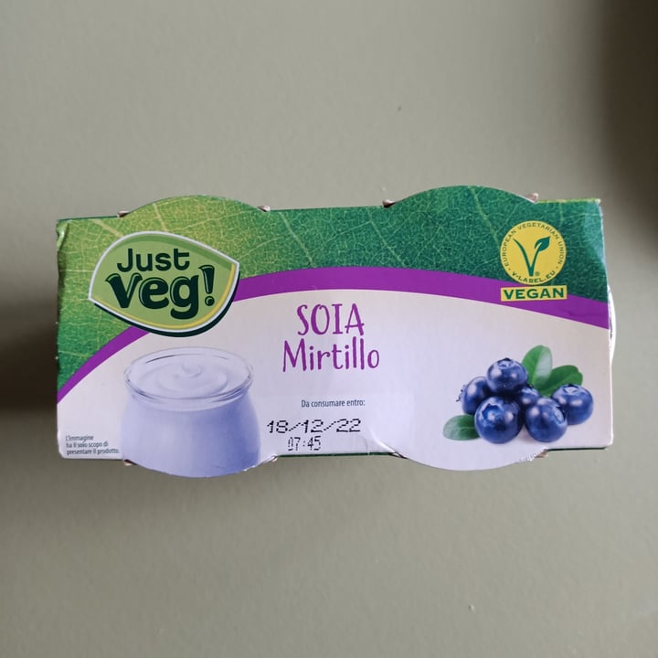 photo of Just Veg (ALDI España) Soia Mirtillo shared by @silvanamincuzzi on  18 Dec 2022 - review