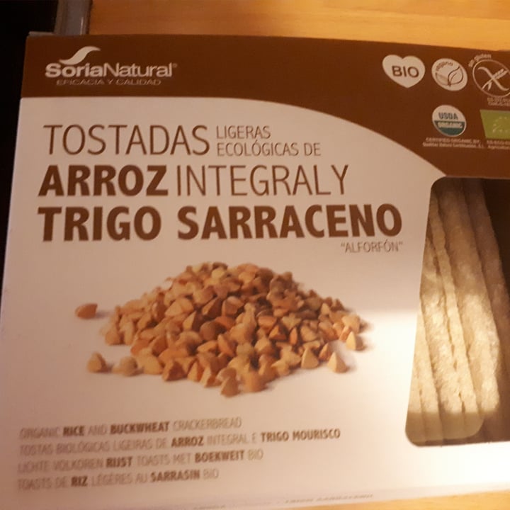 photo of Soria Natural Tostadas ligeras shared by @saraitxu on  06 Jul 2020 - review