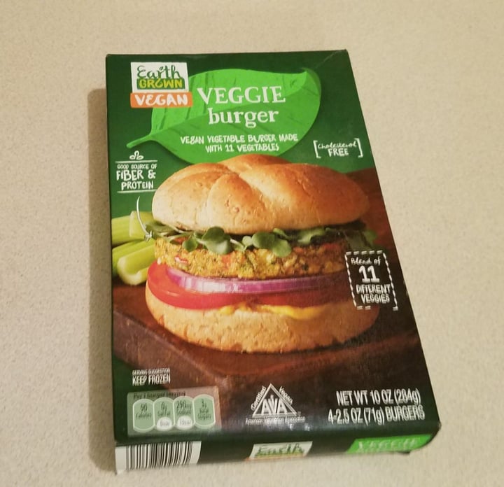 photo of Earth Grown Veggie Burger shared by @technovegan on  27 Aug 2019 - review