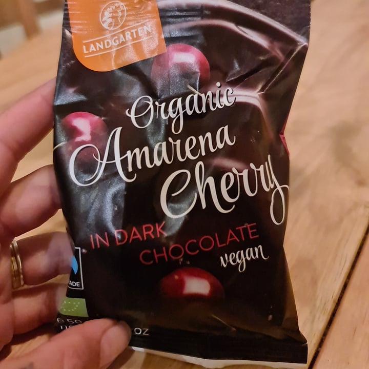 review photo of Landgarten Organic Amarena Cherry in Dark Chocolate shared by @violetalcantara on 01 Jul 2021 - review