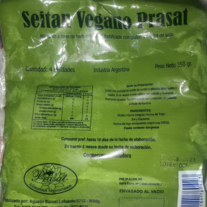 photo of Prasat Seitan Vegano shared by @b3abody on  29 Dec 2021 - review