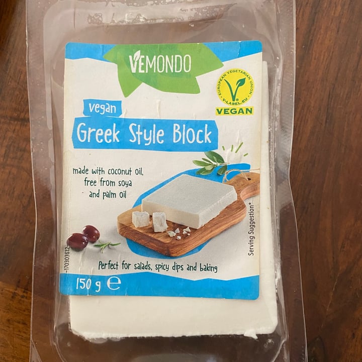 photo of Vemondo Veganer Genießer Block Greek Style shared by @whatthefuck on  10 Aug 2021 - review