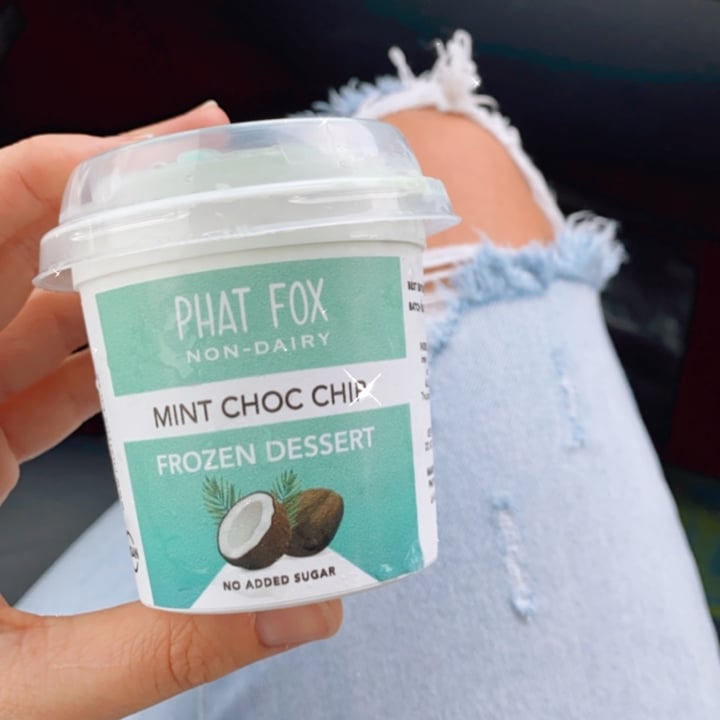 photo of Phat Fox Mint ice cream shared by @abiteofvegan on  20 Jun 2021 - review