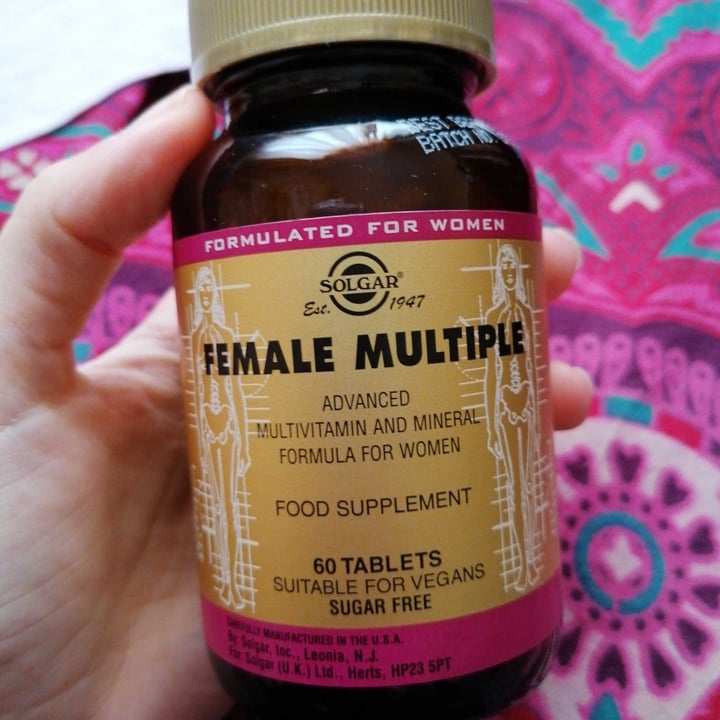 review photo of Solgar Female Multiple shared by @biscuitlaura on 18 May 2020 - review