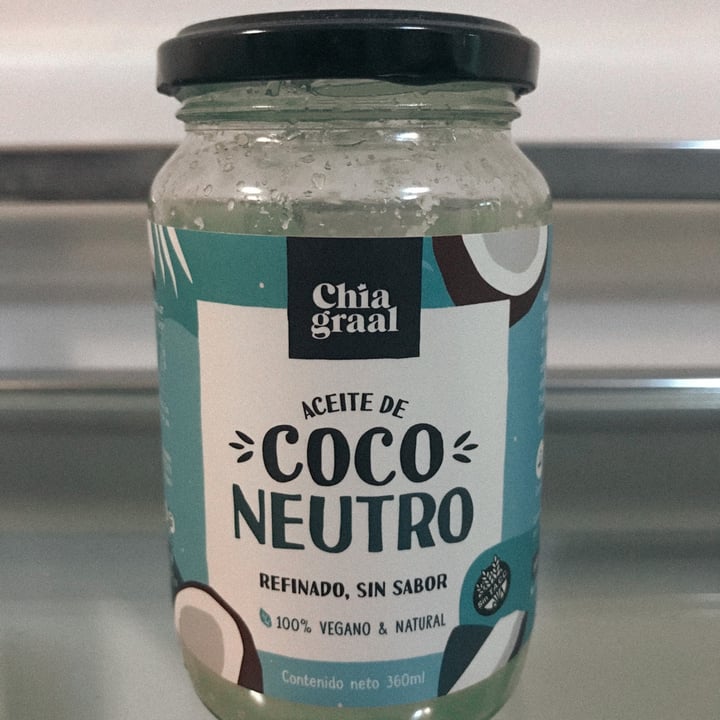 photo of Chia Graal Aceite de coco Neutro shared by @lunastoler on  08 Jun 2021 - review