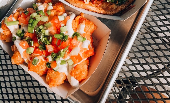 photo of Curia On The Drag Loaded Tater Tots (GF) shared by @hannahc94 on  27 Apr 2020 - review