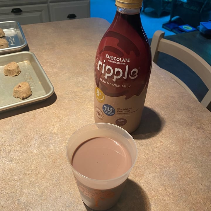 photo of Ripple Foods Chocolate Plant-Based Milk shared by @curvycarbivore on  14 Jun 2022 - review