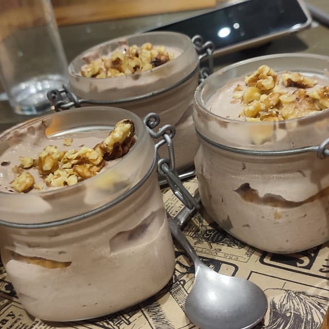 Photo of the dish “mousse chocolate vegano”