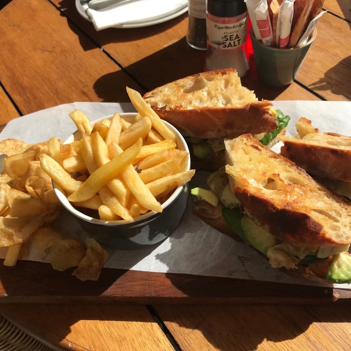 photo of Java Cafe/Bistro Stellenbosch Vegan Hummus & Artichoke Sandwich shared by @katiewatt on  27 Apr 2021 - review